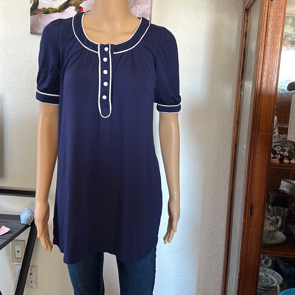 One Clothing Navy Top